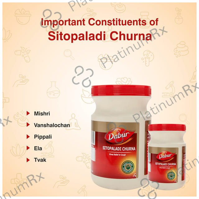Dabur Sitopaladi Churna - Relieves Cold & Allergies 500 gm