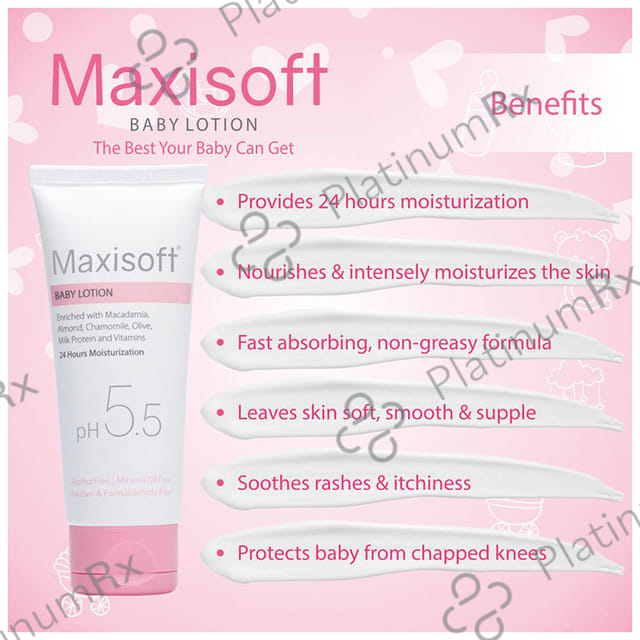 Maxisoft Baby Lotion (100ml Each) 3 Tubes