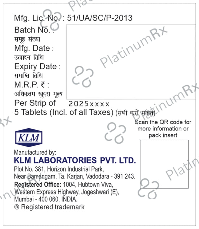 Zitlin 500mg Tablet 5s