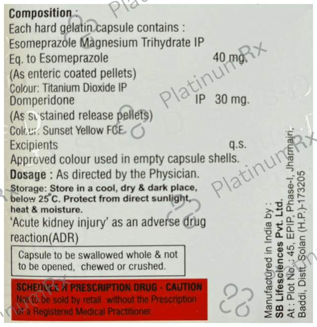 Scus D 30/40mg Capsule 10s