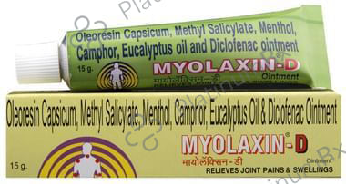 Myolaxin D Ointment 15gm