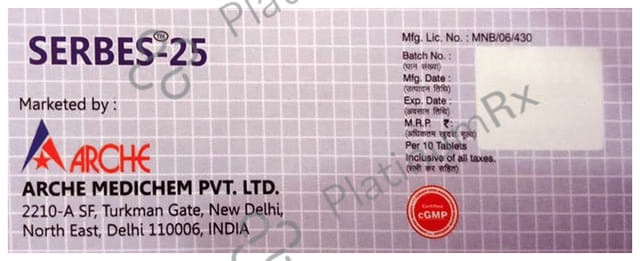Serbes 25 Tablet