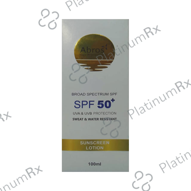 Abros Sun Protection Sunscreen Lotion SPF 50+ 100ml