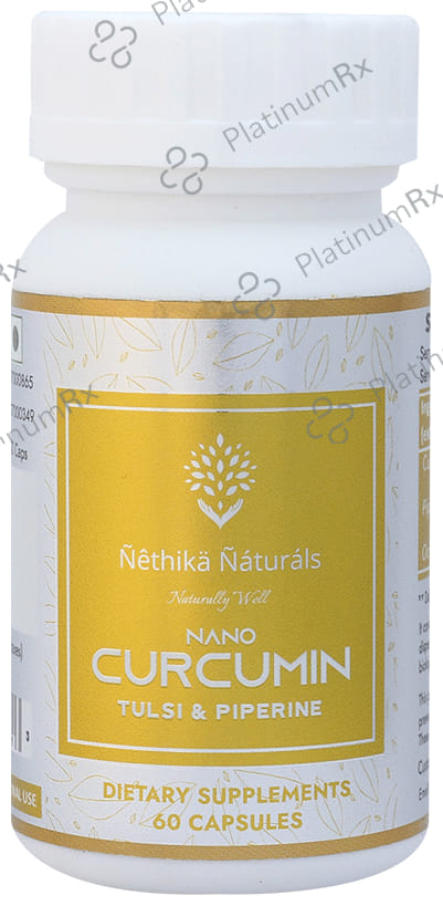 Nethika Naturals Nano Curcumin Dietary Supplements Capsule