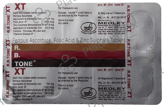 R.B Tone XT Tablet 10s