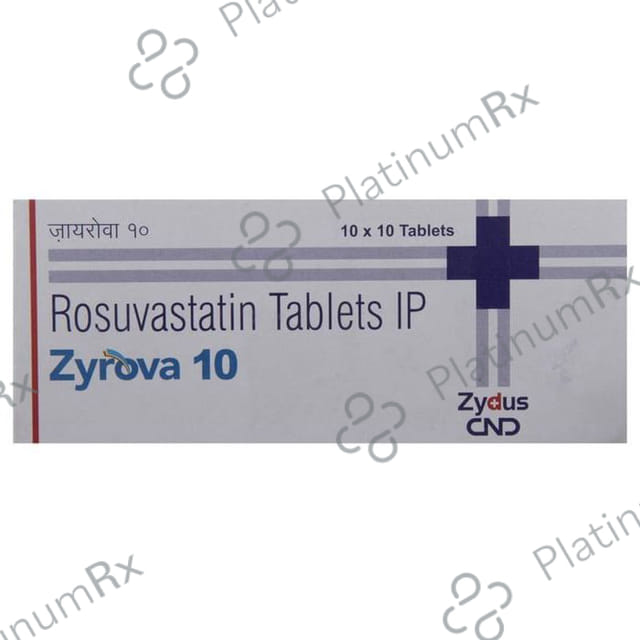 Zyrova 10mg Tablet 10s