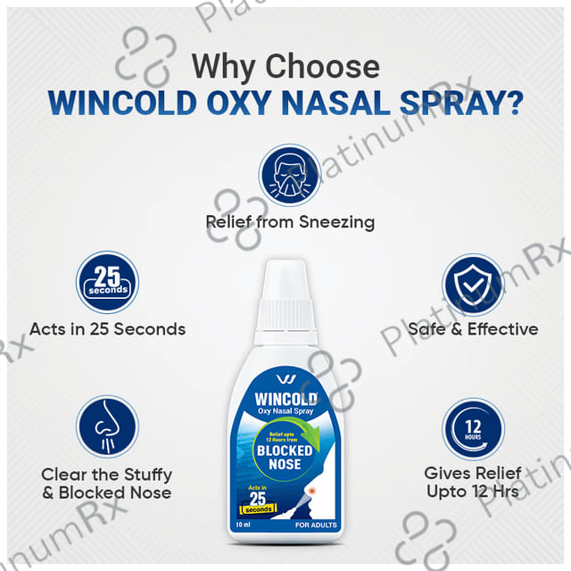 Wincold Oxy 0.05% Nasal Spray 10ml
