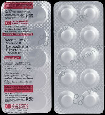 Monteflow 5/10mg Tablet 10s