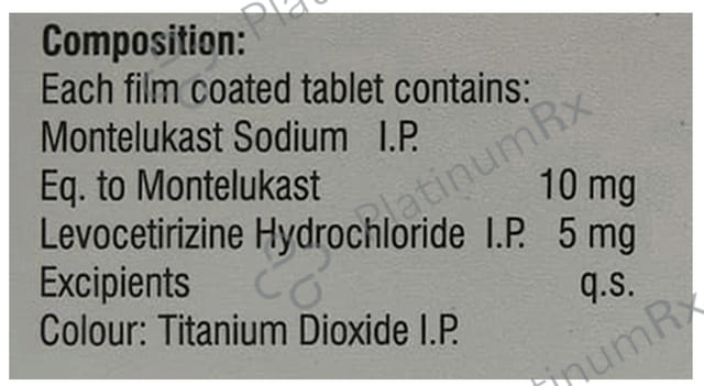 Montesule L 5/10mg Tablet 10s