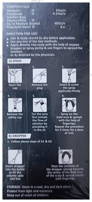 Biodens F Hair Lotion for Men & Women Solution 60ml