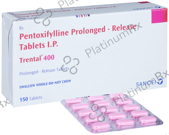 Trental 400mg Tablet PR 15s
