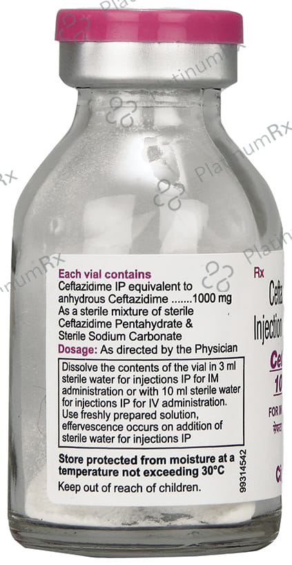 Ceftaz 1gm Injection 1s