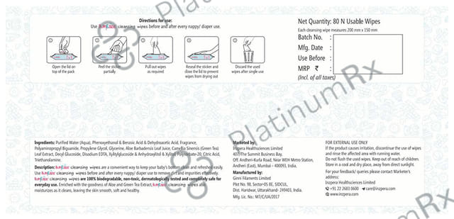 BumEaze Baby Wet Wipes