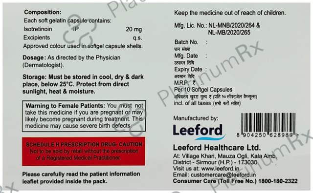 Clinsol I 20mg Capsule