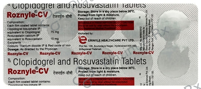 Roznyle CV 10/75mg Tablet 10s