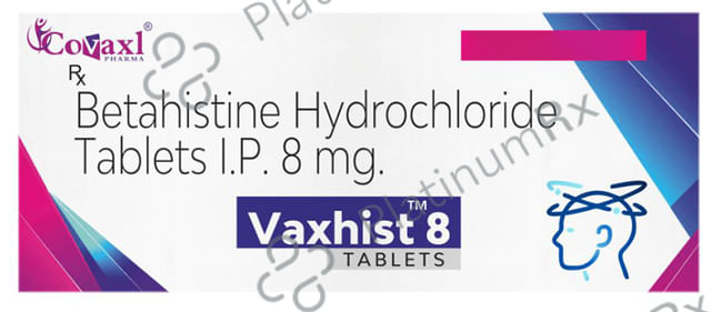 Vaxhist 8mg Tablet 10s