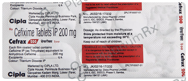 Cefrax 200 Tablet
