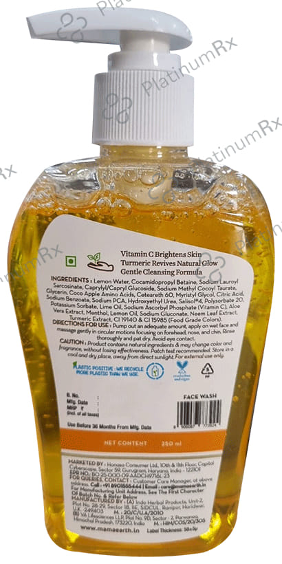 Mamaearth Vitamin C Face Wash 250ml