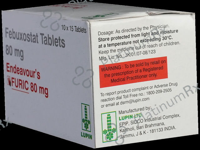 Furic 80mg Tablet 15s