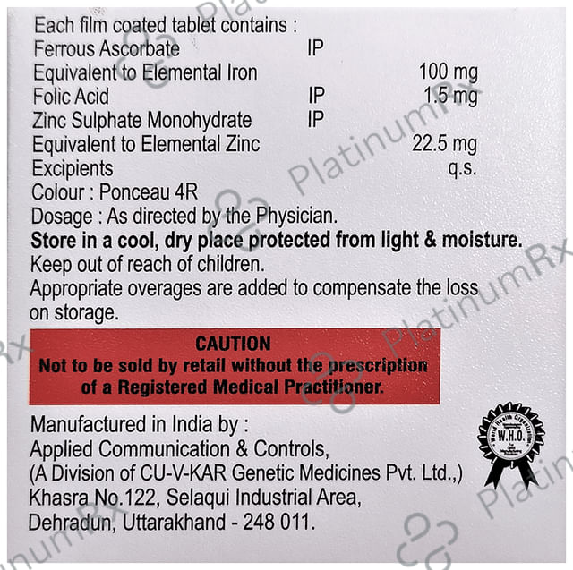 Ferozer XT Tablet 10s