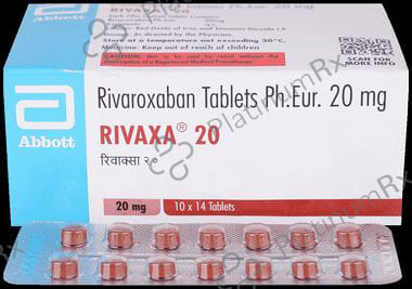 Rivaxa 20mg Tablet 14s