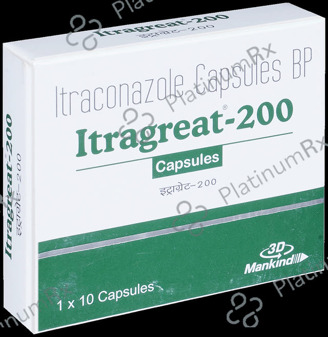 Itragreat 200mg Capsule 10s