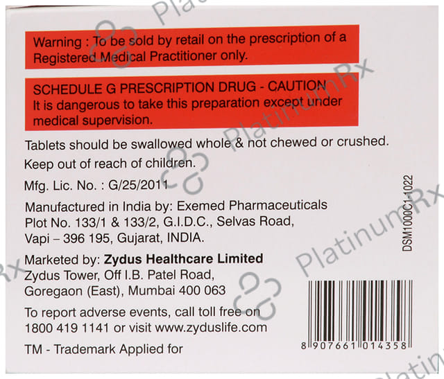 Dapaglyn SM 10/1000/100mg Tablet 10s