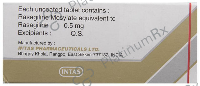 Relgin 0.5mg Tablet 10s