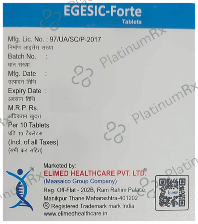 Egesic-Forte Tablet