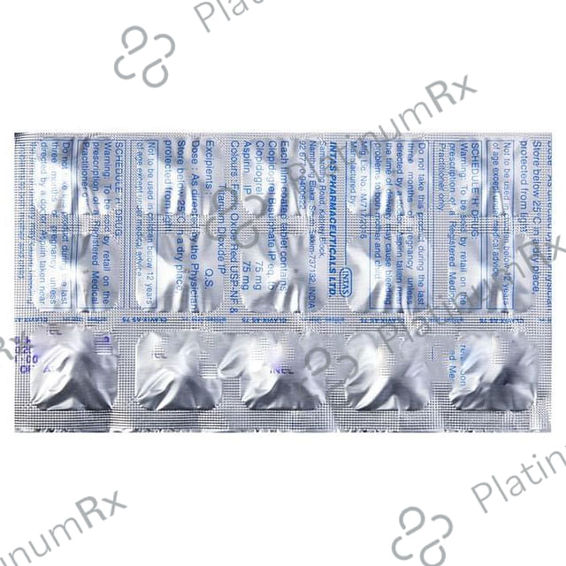 Clavix-AS 75 Tablet 10 Tablet