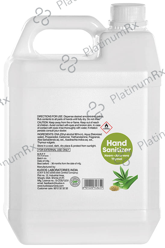 Kudos Hand Sanitizer Refill 5 Sanitizer