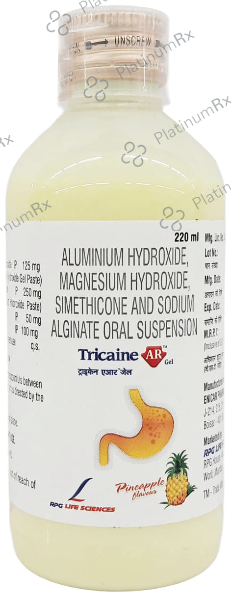 Tricaine AR Pineapple Flavour Gel 220ml