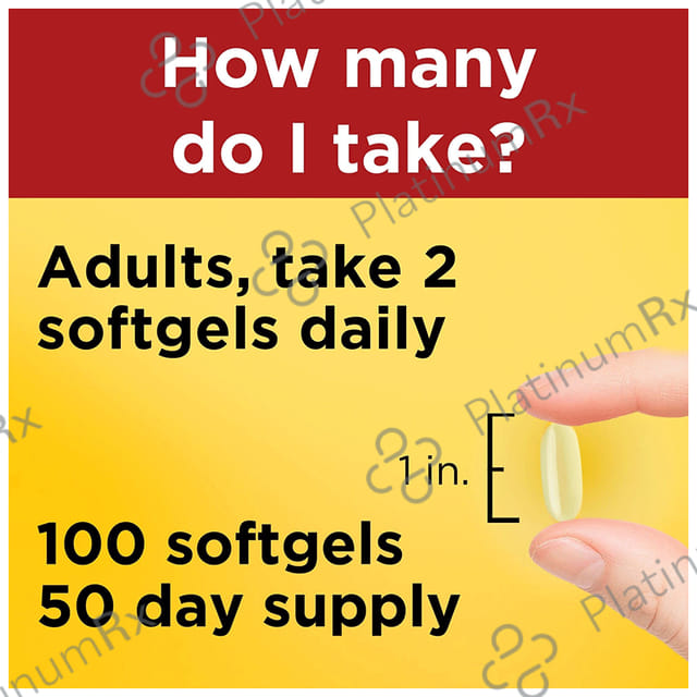 Nature Made Fish Oil Omega 3 1200mg Softgels 100s