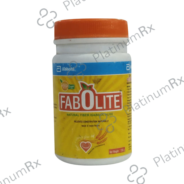 Fabolite Orange Flavour Sugar Free Powder 100gm