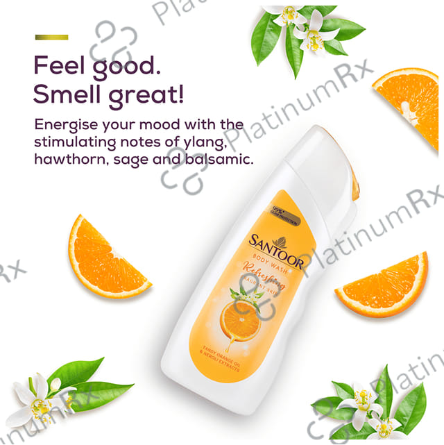 Santoor Refreshing Fragrant Skin Body Wash