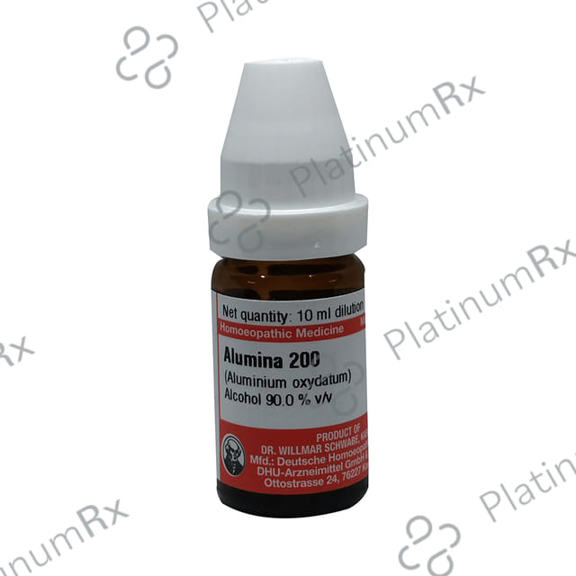 Dr Willmar Schwabe Germany Alumina Dilution 200