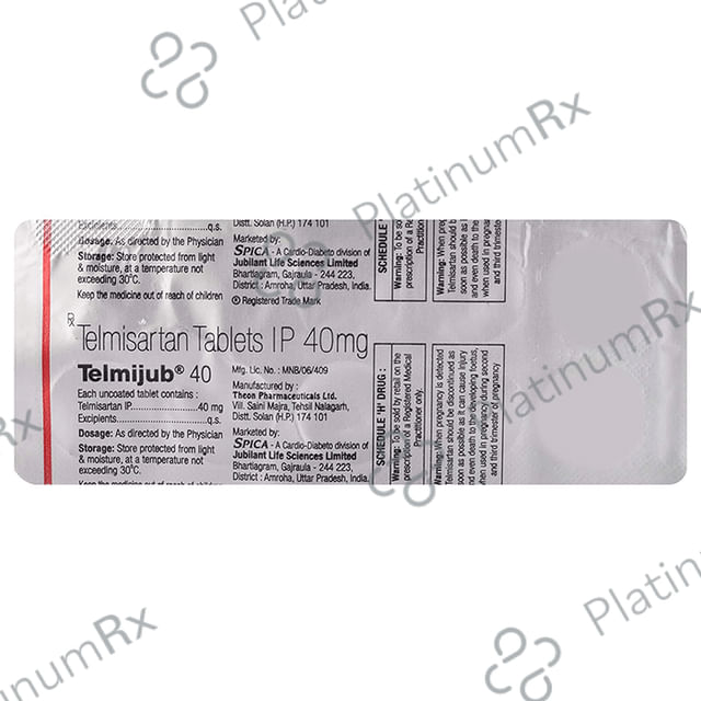 Telmijub 40 Tablet 10 Tablet