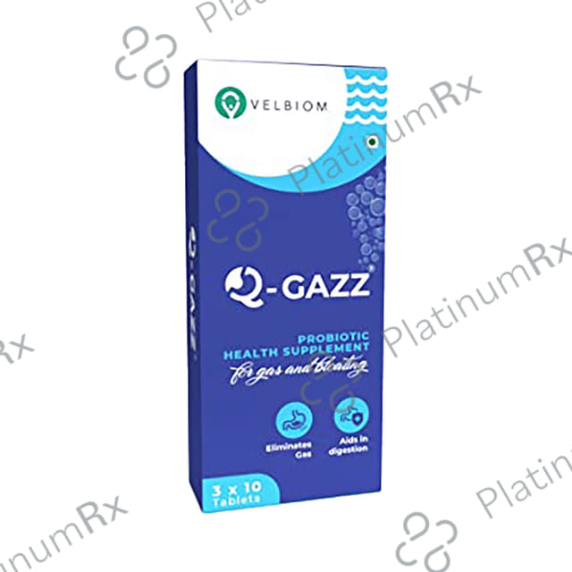 Velbiom Q-Gazz Probiotic Health Supplement Tablet
