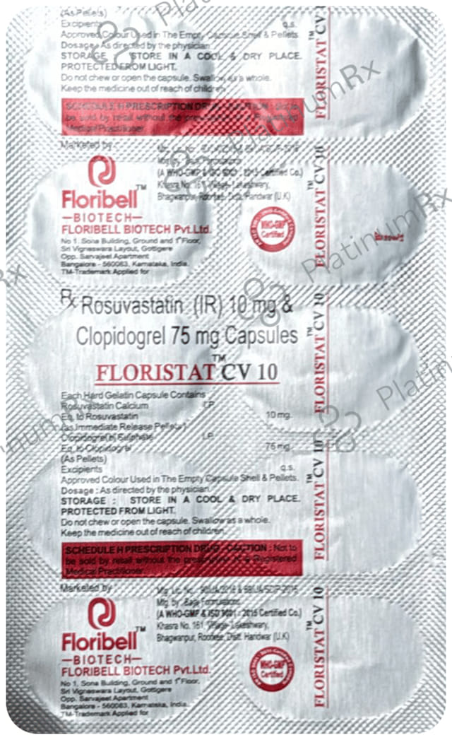 Floristat CV 10mg Capsule 10s