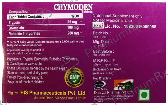 Chymoden Tablet