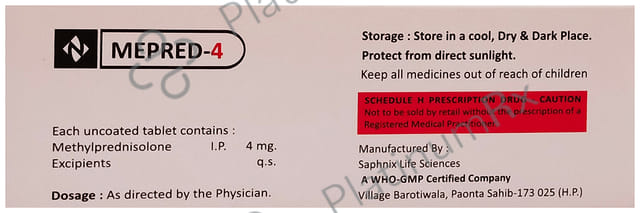 Mepred 4mg Tablet