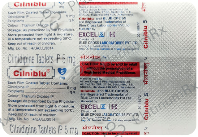 Cilniblu 5mg Tablet 15s
