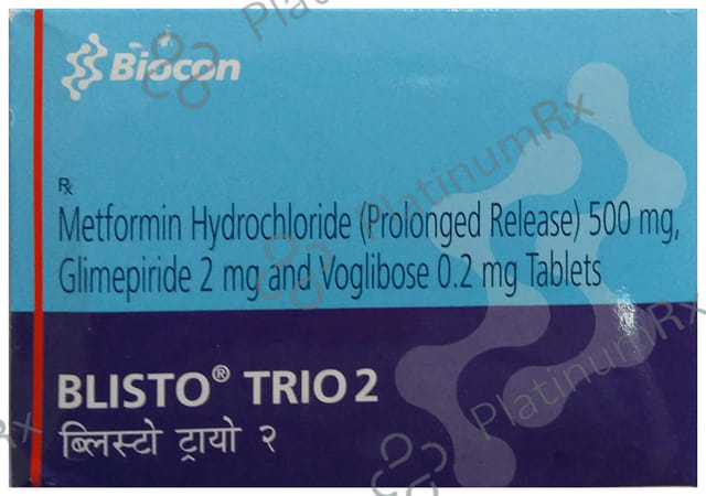 Blisto Trio 2/500/0.2mg Tablet PR 10s