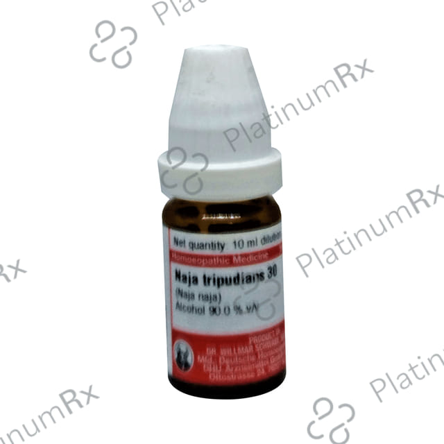 Dr Willmar Schwabe Germany Naja Tripudians Dilution 30