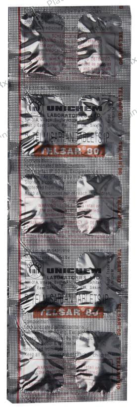 Telsar 80mg Tablet 10s