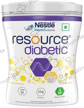 Nestle Resource Diabetic Supplement With Protein, Fibre & Low GI - Flavour Vanilla Powder 400 Powder