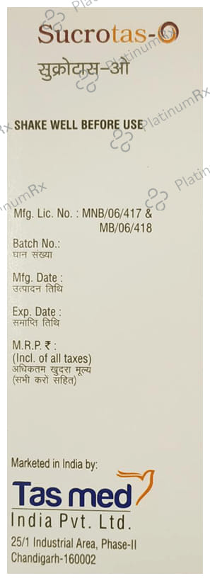 Sucrotas O Oral Suspension Mango Sugar Free 200ml