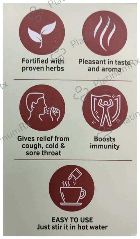 Kofol Ayurvedic Sip Instant Kadha Sachet For Cold,Cough & Sore Throat (3gm Each) Sugar Free