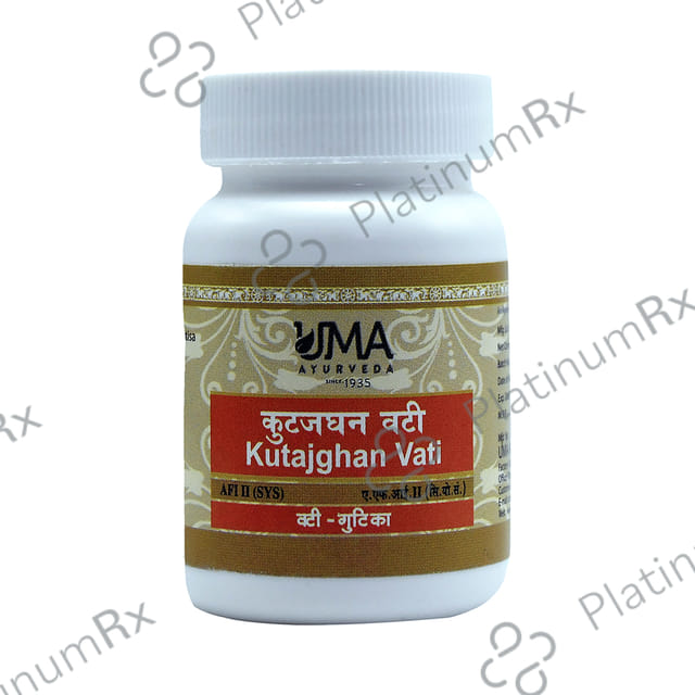 Uma Ayurveda Kutajghan Vati Tablet 40 tablets