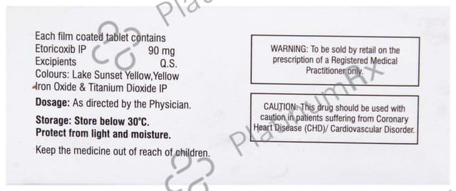 Etowin 90mg Tablet 10s